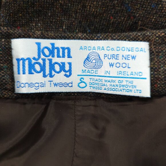John Molloy Women Pant Wool Brown Multi Size 28x30 - made in Ireland - Picture 7 of 7